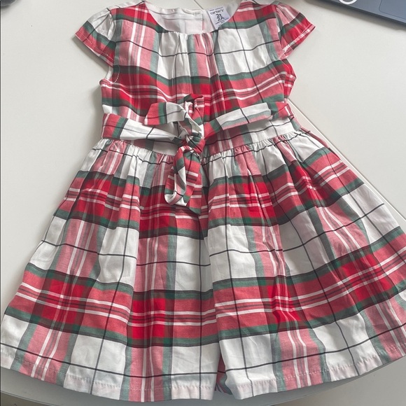Carter's Other - Carter's Red, Green, and White Plaid Dress